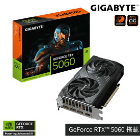 GIGABYTE NVIDIA Geforce RTX5060 搭載 グラフィックボード GDDR7 8GB ギガバイト 【国内正規代理店品】 GV-N5060WF2MAX OC-8GD