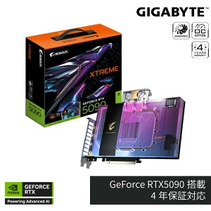 GIGABYTE NVIDIA Geforce RTX5090 ���� �O���t�B�b�N�{�[�h GDDR7 32GB �M�K�o�C�g �y�������K�㗝�X�i�z GV-N5090AORUSX WB-32GD
