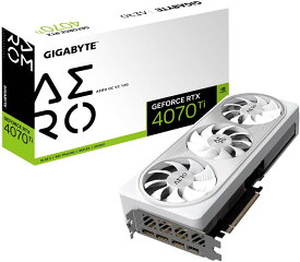 GIGABYTE NVIDIA GeForce RTX4070Ti搭載 グラフィックボード GDDR6X 12GB【国内正規代理店】 GV-N407TAERO OCV2-12GD