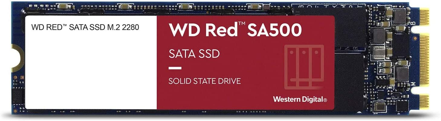 Western Digital ウエスタンデジタル 内蔵SSD 500GB WD Red SA500 NAS向け 高耐久 M.2-2280 SATA WDS500G1R0B <br>