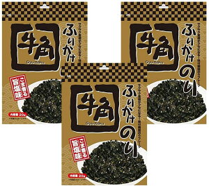 牛角ふりかけのり ごま香る旨塩味 20g×3袋