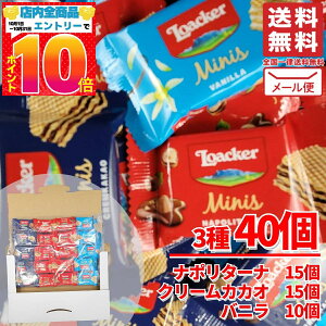 チョコ ウエハース ローカー ミニーズ ミックス 40個 ロアカー 訳あり 割れあり メール便 コストコ 通販 送料無料