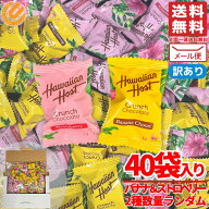 ハワイアンホースト バナナチョコ ＆ストロベリー クランチチョコ 個包装 40個 2種数量ランダム 訳あり …