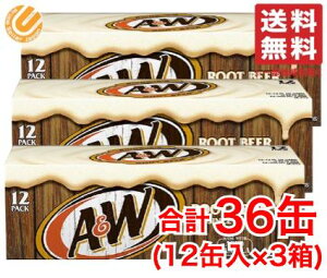 [grA A&W erŏЉ AR[܂܂ȂY_ 355ml ×36 (12×3P[X) RXgR ʔ 