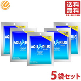 アクエリアスパウダー 48g×5袋セット コカコーラ 送料無料／アクエリアス パウダー 粉末 1L用パウダー 1000円ポッキリ