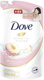 Dove(ダヴ) ボディウォッシュ ボディソープ ピーチ&スイートピー 詰替え用 360g 送料無料