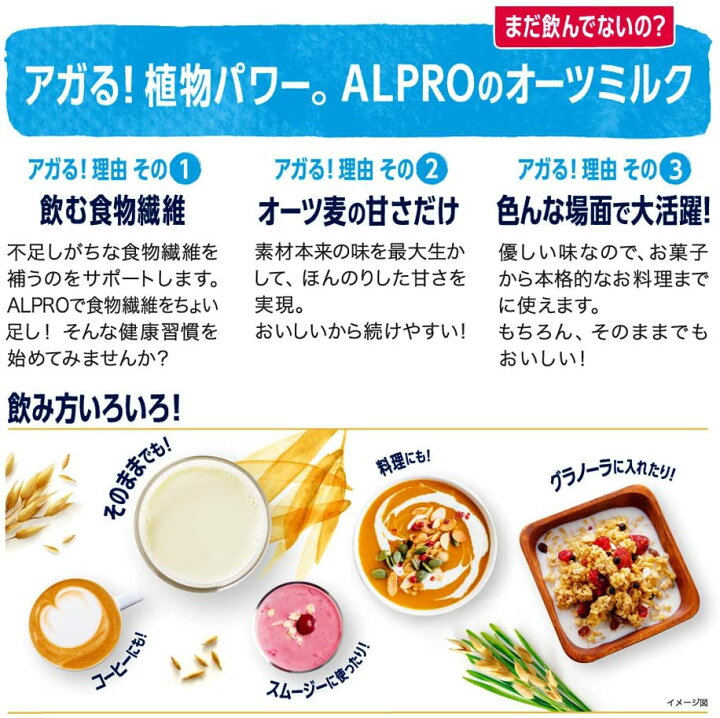送料無料 たっぷり食物繊維 オーツミルク ほんのり甘い 1000ml×6本 植物性ミルク | antiguaboreal.com