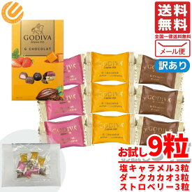 ゴディバ チョコ 詰め合わせ ギフト チョコレート ガナッシュ Gショコラアソートメント 9粒 父の日 コストコ 訳あり 賞味期限2026年6月29日 アウトレット フードロス 処分 メール便 通販 送料無料