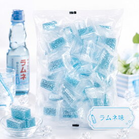 寒天ゼリー ラムネ味 500g シェアパック 大容量 個包装 小分け ひとくちゼリー おやつ ぷにぷに シャリシャリ 清涼菓子