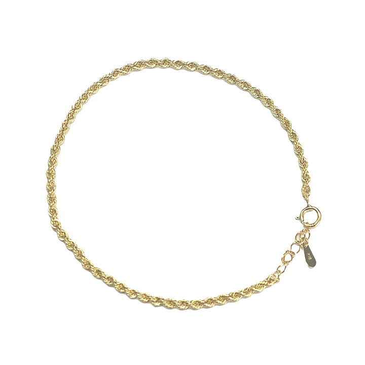 楽天市場】ブレスレット K18 18K 18金 イエローゴールド BL K18YG 18cm  