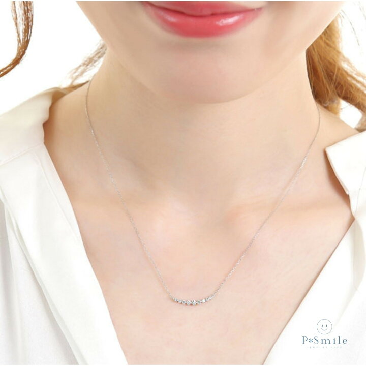 楽天市場】ネックレス PT ダイヤ ネックレス 0.2ct プラチナ  