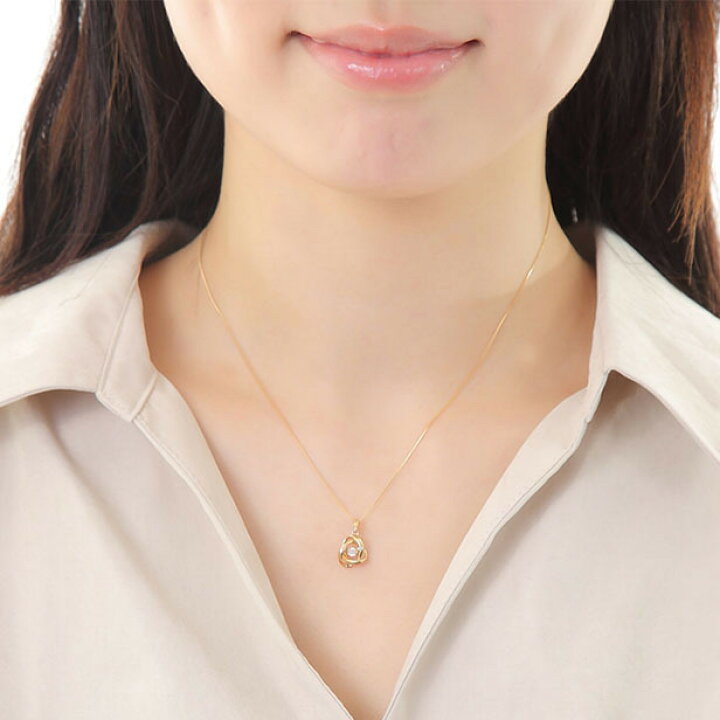 楽天市場】ネックレス ダイヤ 18K K18 18金 K18YG 0.07ct ダイヤモンド  
