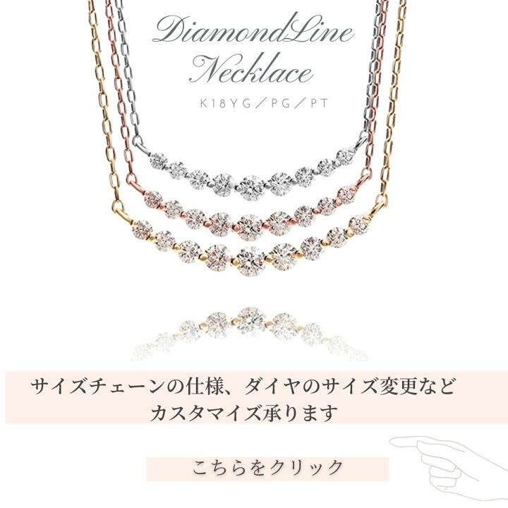 楽天市場】ネックレス PT ダイヤ ネックレス 0.2ct プラチナ 