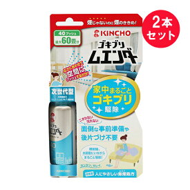 『2本セット』【防除用医薬部外品】ゴキブリムエンダー 40プッシュ 最大60畳分 20mL 大日本除虫菊 殺虫剤