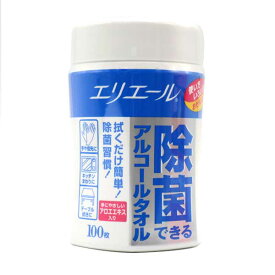 【送料無料】エリエール除菌できるアルコールタオル 100枚 大王製紙 除菌シート