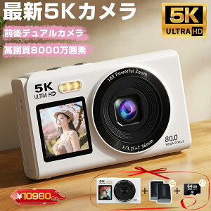 �ySNS�Řb��I�o�b�e���[2��������z�f�W�J�� 5K �f�W�^���J���� ���^ �O��J���� 18�{�Y�[�� 8000����f ���^���掿 �I�[�g�t�H�[�J�X Wi-Fi�Ή� �X�}�z �]�� �r�f�I�J���� ��u���␳ IPS���