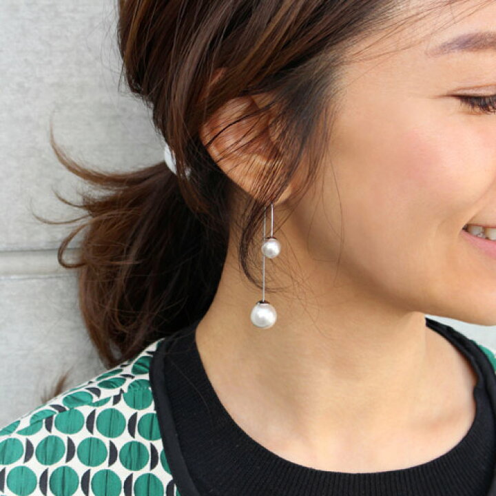 楽天市場】France Luxe フランス ラックス ピアス ダブル パール 