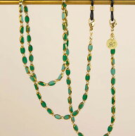 SUNNY CORDS サニーコーズ メガネチェーンSam greenサングラス グラスコード メガネストラップ ステンレ…