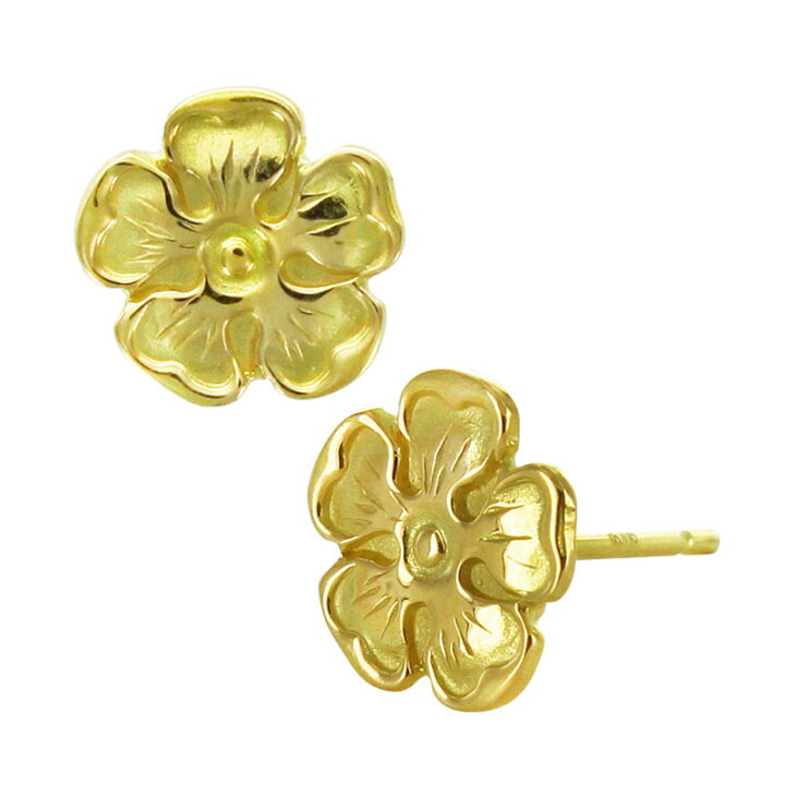 楽天市場】鷲見太郎 Taro Washimi ピアス M K18 flower pierce 
