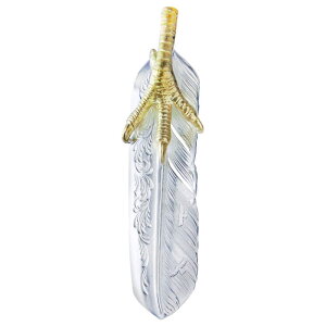 hY Taro Washimi tFU[y_g L arabesque flight feather 01 K18 eagle claw pendant 01 Vo[ CfBAWG[ uh ANZT[ v[g Mtg Ki fB[X Y
