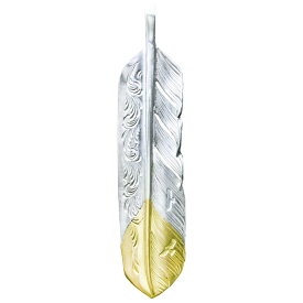 鷲見太郎 Taro Washimi フェザーペンダント L arabesque flight feather K18 top 01 シルバー インディアンジュエリー ブランド アクセサリー プレゼント ギフト 正規品 レディース メンズ