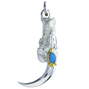 hY Taro Washimi tFU[y_g L eagle claw single pendant 02 opal 5×7 K18 sazare cup Vo[ CfBAWG[ uh ANZT[ v[g Mtg Ki fB[X Y