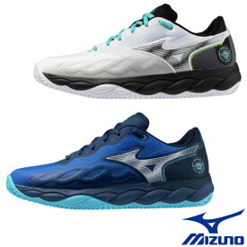 《送料無料》MIZUNO　ウエーブエンフォースコート　WIDE　OC　61GB2431　ミズノ　ユニセックス　テニスシューズ　砂入り人工芝・クレーコート用