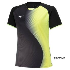 《送料無料》2024年2月発売　MIZUNO　ウィメンズ　ゲームシャツ　82JAB214　ミズノ　卓球　ウェア