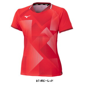 《送料無料》2025年4月下旬発売 MIZUNO ウィメンズ ゲームシャツ 82JAC200 ミズノ レディース 卓球 ウェア