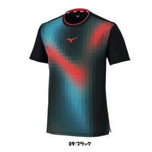 《送料無料》2025年2月発売 MIZUNO ユニセックス ドライエアフロー ゲームシャツ 62JAC000 ミズノ テニス バドミントン ウェア