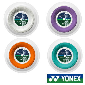《送料無料》YONEX 硬式ストリング ロールガット ポリツアーレブ 120 POLYTOUR REV 120 PTR120R2 ヨネックス