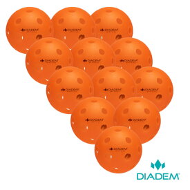 《送料無料》DIADEM　ピックルボール　パワーピックルボール インドアボール 12個入 TPB007　ダイアデム