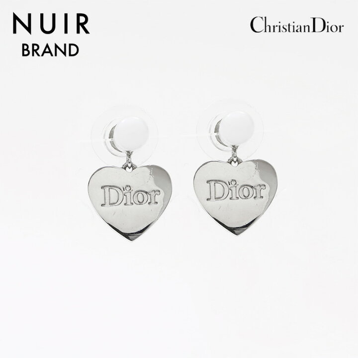 楽天市場】クリスチャンディオール Christian Dior ロゴ ハート ピアス  