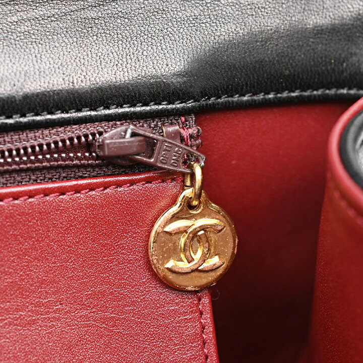 楽天市場】極美品 シャネル CHANEL 半月型 ターンロック チェーン 