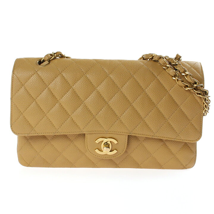楽天市場】美品 シャネル CHANEL キャビアスキン マトラッセ ダブル 