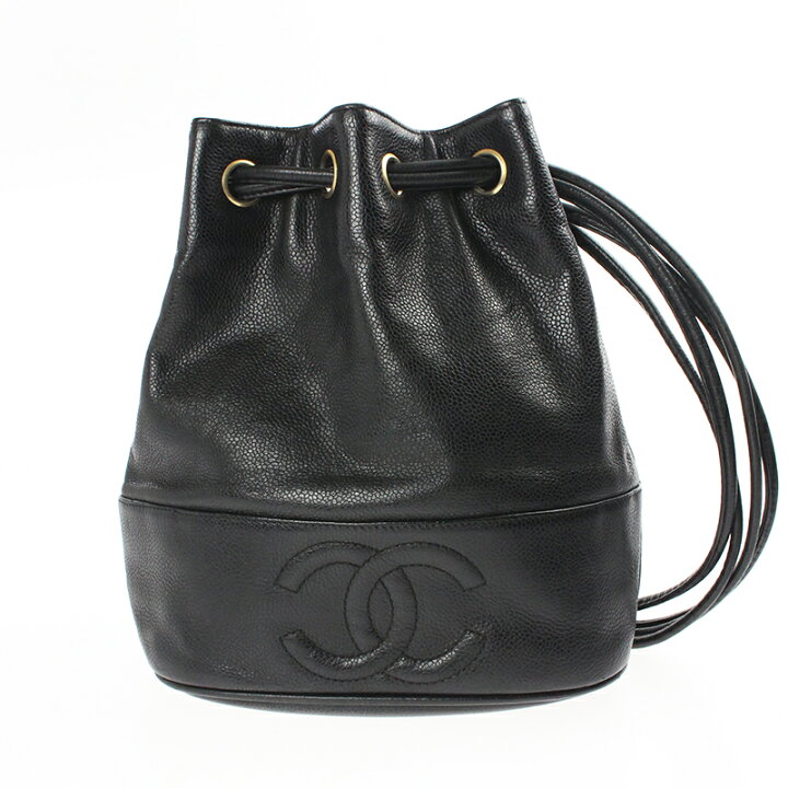 楽天市場】極美品 シャネル CHANEL キャビアスキン ココボール 巾着 