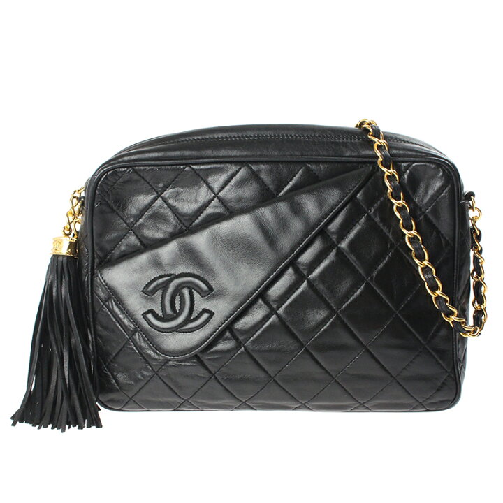 楽天市場】美品 シャネル CHANEL マトラッセ フリンジ チェーン  