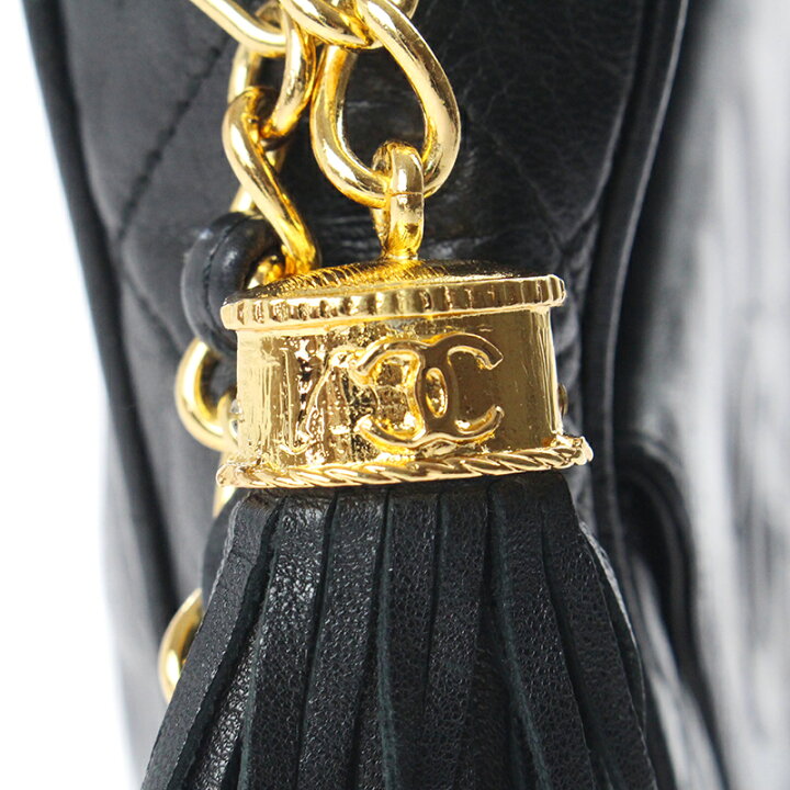 楽天市場】美品 シャネル CHANEL マトラッセ フリンジ チェーン 