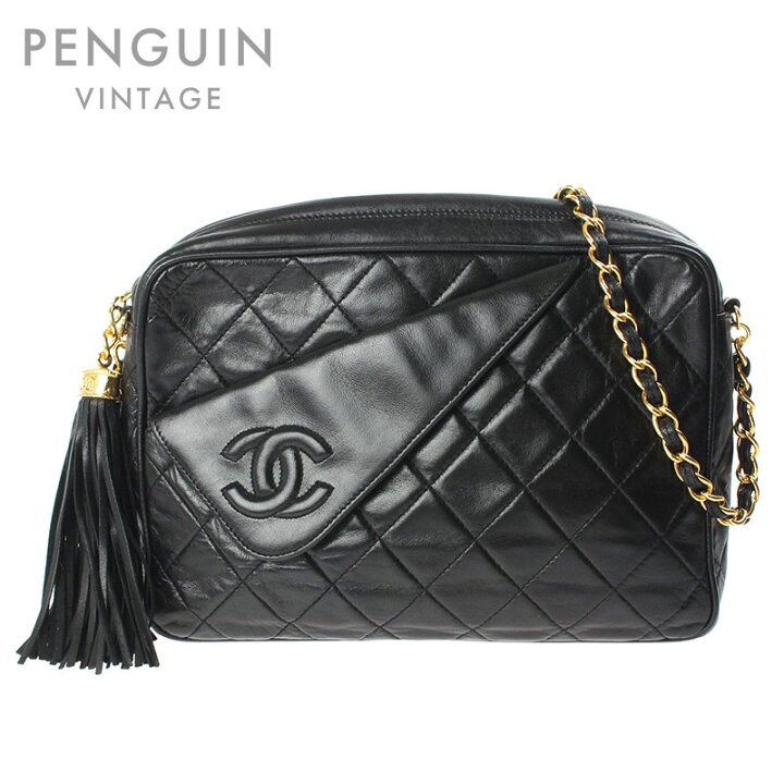 楽天市場】美品 シャネル CHANEL マトラッセ フリンジ チェーン 