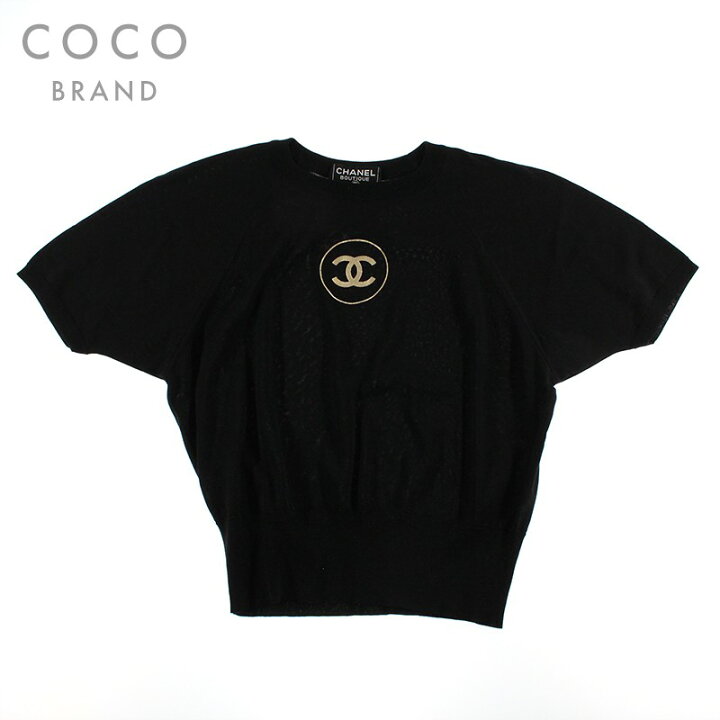 楽天市場】極美品 シャネル CHANEL ココマーク リブ ニット カットソー  