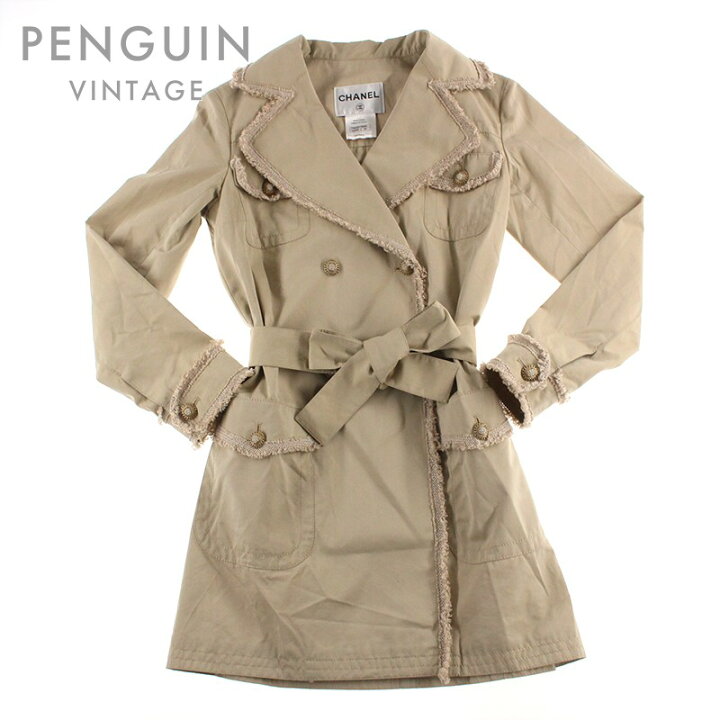 楽天市場】美品 シャネル CHANEL ロング ベルト付き ジャケット  
