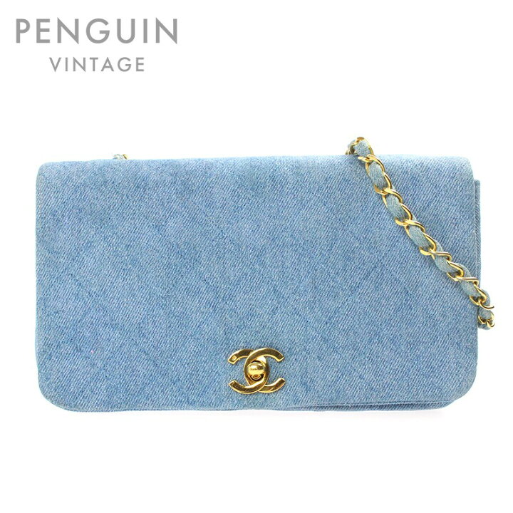 楽天市場】極美品 シャネル CHANEL デニム マトラッセ フルフラップ  