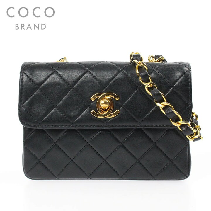 楽天市場】極美品 シャネル CHANEL ミニマトラッセ ターンロック 