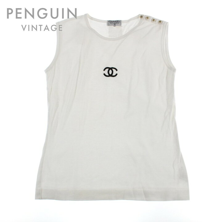 楽天市場】美品 シャネル CHANEL ココボタン ココマーク ノースリーブ  