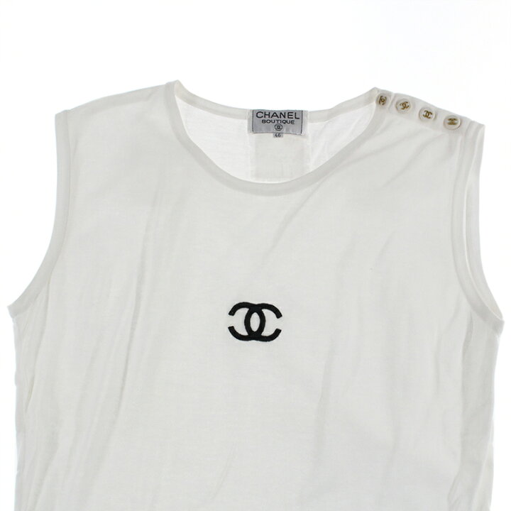 楽天市場】美品 シャネル CHANEL ココボタン ココマーク ノースリーブ 