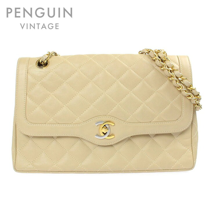 楽天市場】極美品 シャネル CHANEL パリ限定 マトラッセ チェーン  