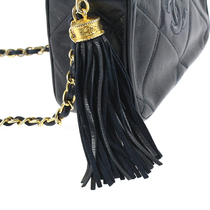 楽天市場】極美品 シャネル CHANEL マトラッセ ココマーク フリンジ 