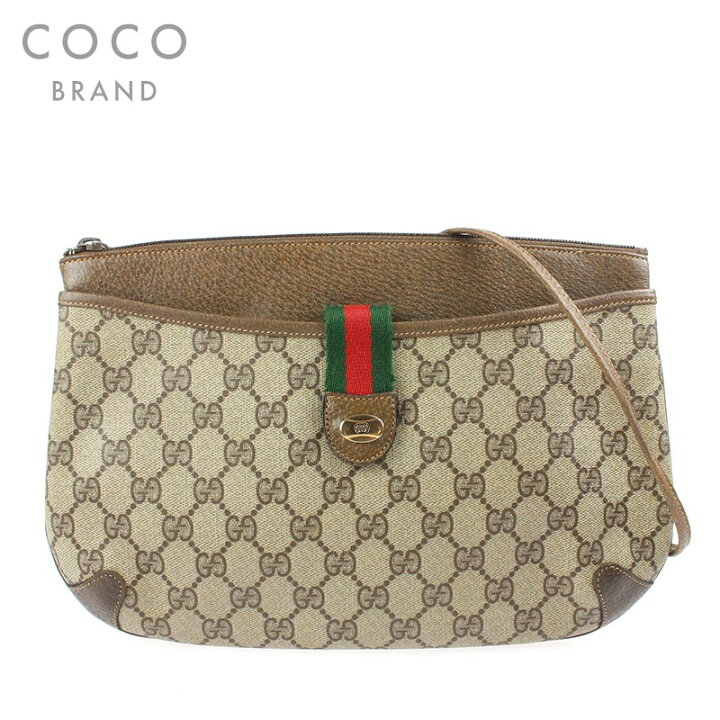 楽天市場】美品 グッチ GUCCI シェリーライン GGプラス オールド 
