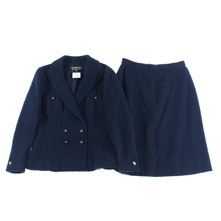 楽天市場】極美品 シャネル CHANEL ツイード ココボタン ジャケット  