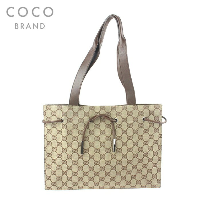 楽天市場】極美品 グッチ GUCCI GGキャンバス トートバッグ  